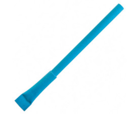 Ручка ORGANIC з переробленого паперу, 13 см (блакитний)