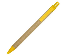 Ручка BAVOVNA з переробленого матеріалу (жовтий) Ручка BAVOVNA з переробленого матеріалу (жовтий)
