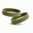 Промо браслет FORUM 202x12x1,2 мм, силікон (оливковий)