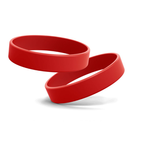 Промо браслет FORUM 202x12x1,2 мм, силікон (фіолетовий)