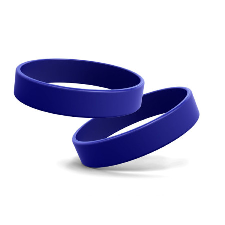 Промо браслет FORUM 202x12x1,2 мм, силікон (фіолетовий)