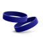 Промо браслет FORUM 202x12x1,2 мм, силікон (темно-синій)