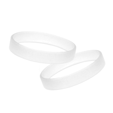 Промо браслет FORUM 202x12x1,2 мм, силікон (фіолетовий)