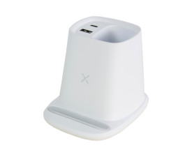 Зарядка-підставка REJA, пластик  (білий)