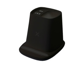 Зарядка-підставка REJA, пластик  (чорний)