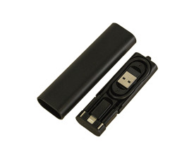 WIZARD, Набір перехідників 6 в 1, 107x30x15  (чорний)