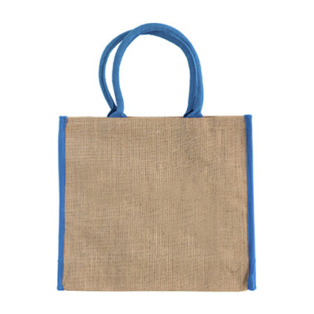Сумка IVONA, джут 350 г(м2), 40х15х35 см (синій)
