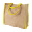 Сумка IVONA, джут 350 г(м2), 40х15х35 см (жовтий)