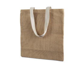 Сумка для покупок JUHU, 38х40 см, джут (бежевий)