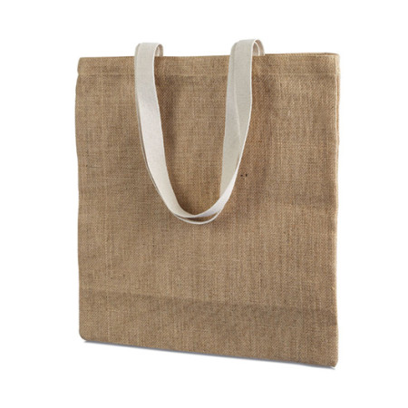 Сумка для покупок JUHU, 38х40 см, джут (бежевий)