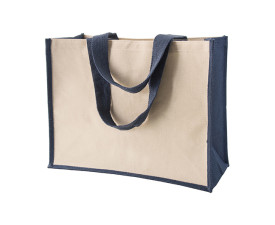 Сумка LaPalma, джут 350 г(м2), 42х19х33 см (синій)