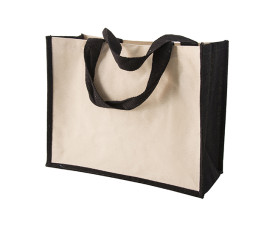 Сумка LaPalma, джут 350 г(м2), 42х19х33 см (чорний)