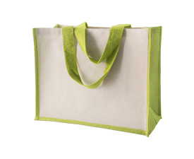 Сумка LaPalma, джут 350 г(м2), 42х19х33 см (світло-зелений)