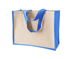 Сумка LaPalma, джут 350 г(м2), 42х19х33 см (блакитний)