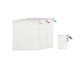 Набір сумок VEGGIE SET RPET, 25х30 см (білий)