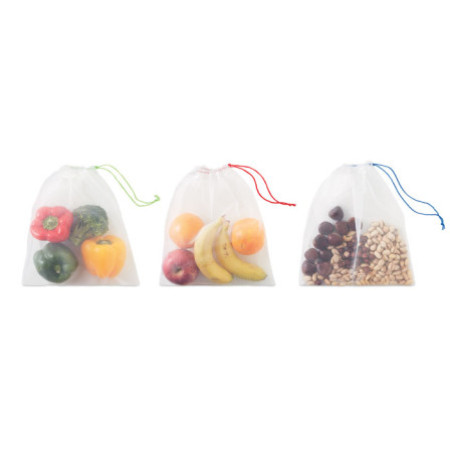 Набір сумок VEGGIE SET RPET, 25х30 см (білий)
