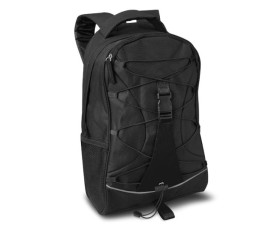 Рюкзак з контрастною вставкою MONTE LEMA, поліестер 600D (чорний)