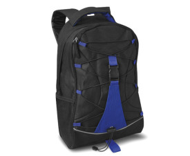 Рюкзак з контрастною вставкою MONTE LEMA, поліестер 600D (чорний)