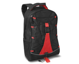 Рюкзак з контрастною вставкою MONTE LEMA, поліестер 600D (чорний)