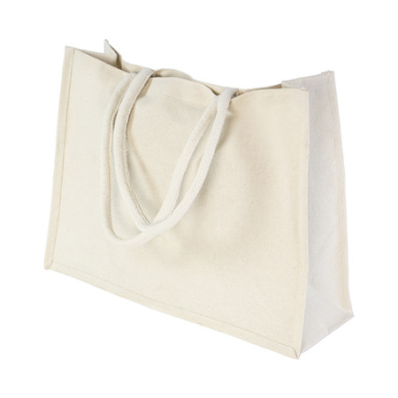 Сумка OLIVIA, 220 г(м2), 44,5x34х15 cм, з ламінацією бавовняна бежева (бежевий)