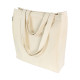 Сумка RIBEIRA, 300 г(м2), 38x42x12 cм, для покупок, бавовняна (бежевий)