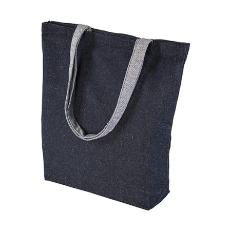 Сумка для покупок SANTANA з деніму, 38x40x10 см, 300 г/м2 (синій)