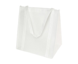 Сумка VANDA, 36х38х25 см, спанбонд  (чорно-помаранчевий)