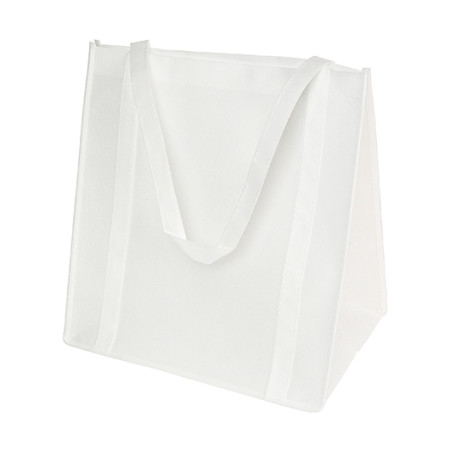 Сумка VANDA, 36х38х25 см, спанбонд  (чорно-помаранчевий)