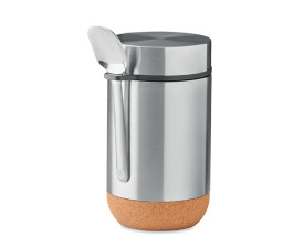 Контейнер для їжі з ложкою BETTNA (сірий)