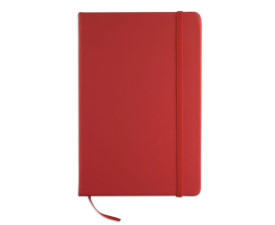 ARCONOT, Блокнот А5 з твердою обкладинкою з поліуретану, 96 аркушів (червоний)