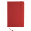 ARCONOT, Блокнот А5 з твердою обкладинкою з поліуретану, 96 аркушів (червоний)