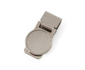 Тримач для купюр BANK, метал (срібний)