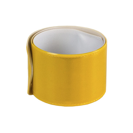 OGNA, Стрічка світловідбивна, 32x3 см, ПВХ/метал/світловідбиваюча плівка (жовтий)