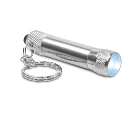 Ліхтарик LED брелок ARIZO (срібний)