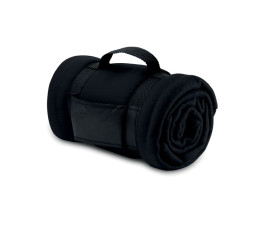 Плед STAVENGER, фліс, 150х120 см (чорний)