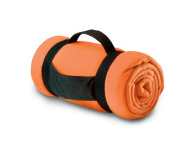 Плед STAVENGER, фліс, 150х120 см (помаранчевий)