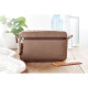 Косметичка NAIMA COSMETIC, 21x8х13 cм, конопля (коричневий)