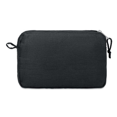 Косметичка NAIMA COSMETIC, 21x8х13 cм, конопля (чорний) Косметичка NAIMA COSMETIC, 21x8х13 cм, конопля (чорний)