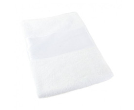 Рушник SUNRISE з білим бордюром 70х140, 380G (білий)