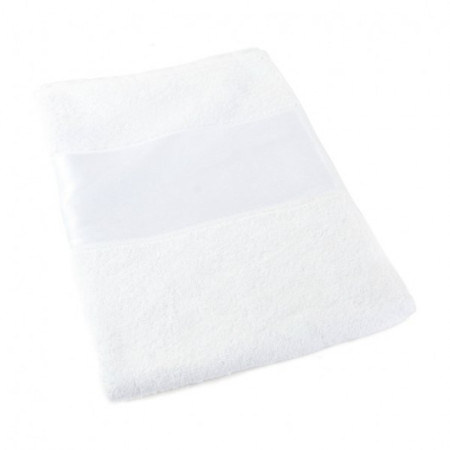 Рушник SUNRISE з білим бордюром 70х140, 380G (блакитний)