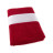 Рушник SUNRISE з білим бордюром 70х140, 380G (червоний)