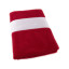 Рушник SUNRISE з білим бордюром 70х140, 380G (червоний)