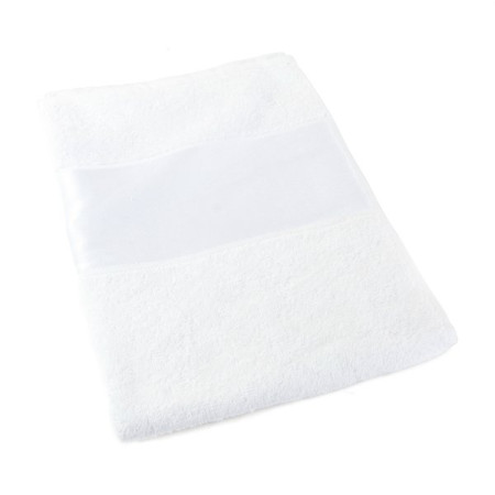 Рушник SUNSET з білим бордюром 50х100, 380G (білий)