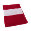 Рушник SUNSET з білим бордюром 50х100, 380G (червоний)