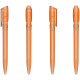 Ручка пластикова 'Twister Frozen' (Ritter Pen) поворотна (Помаранчевий)