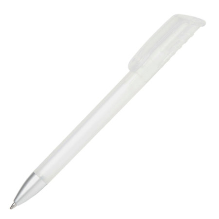 Ручка пластикова 'Top Spin Frozen' (Ritter Pen) поворотна (Білий)