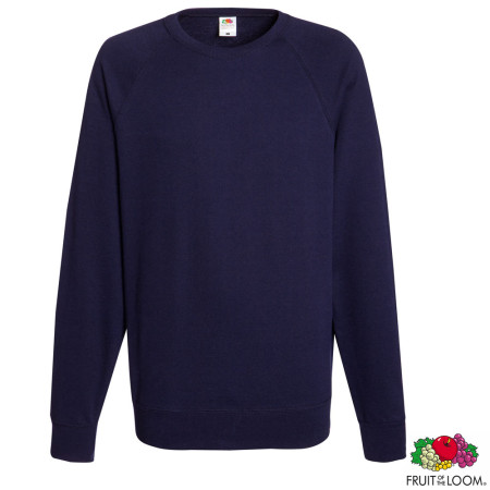 Реглан-толстовка 'Lightweight' XL (Fruit of the Loom) (Темно-синій)