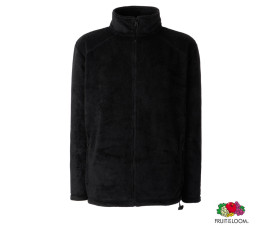 Толстовка 'Full Zip Fleece' (Fruit of the Loom) (Чорний)