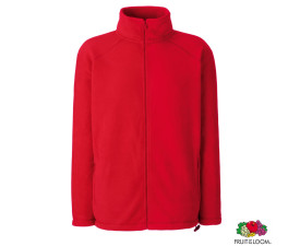 Толстовка 'Full Zip Fleece' (Fruit of the Loom) (Червоний)