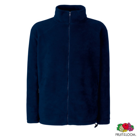 Толстовка 'Full Zip Fleece' M (Fruit of the Loom) (Темно-синій)